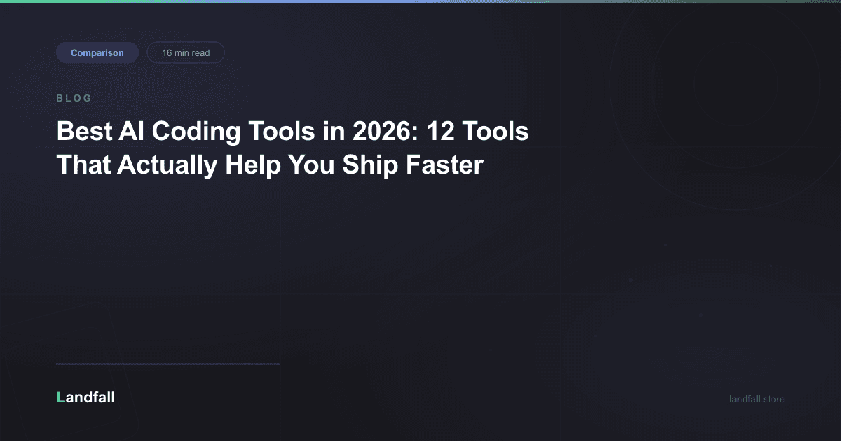 Best AI Coding Tools in 2026