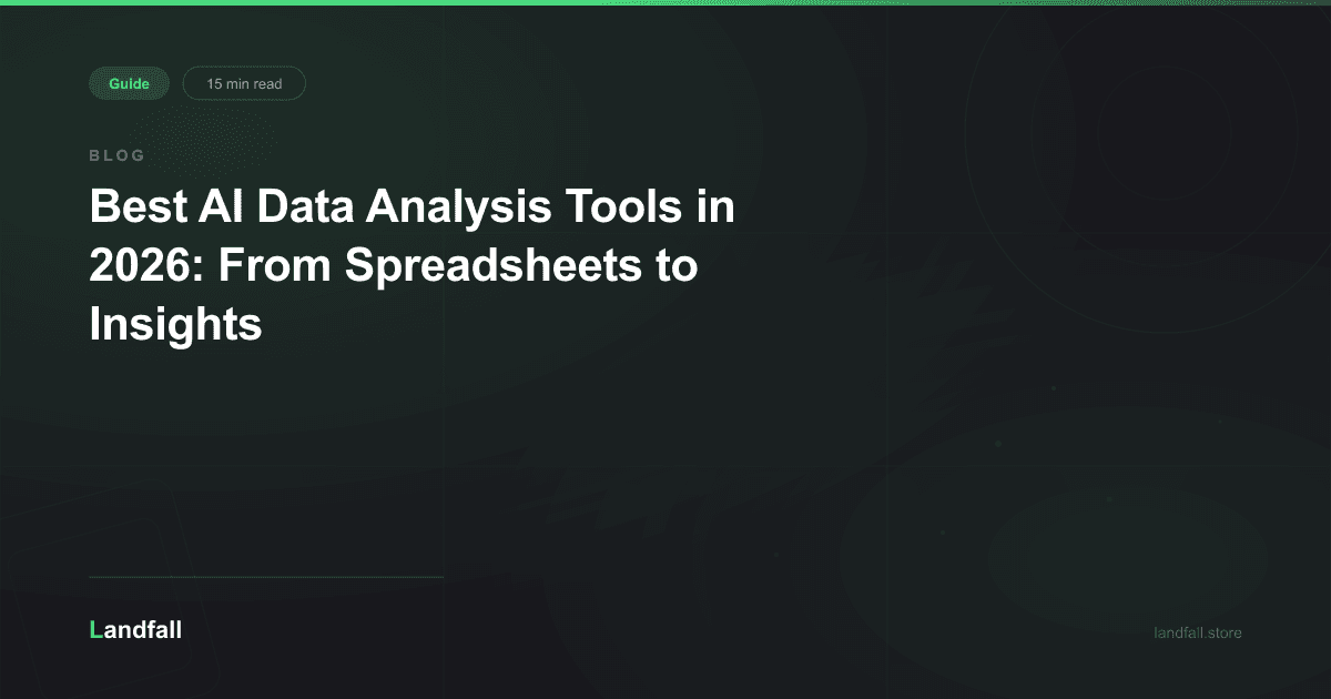 Best AI Data Analysis Tools in 2026