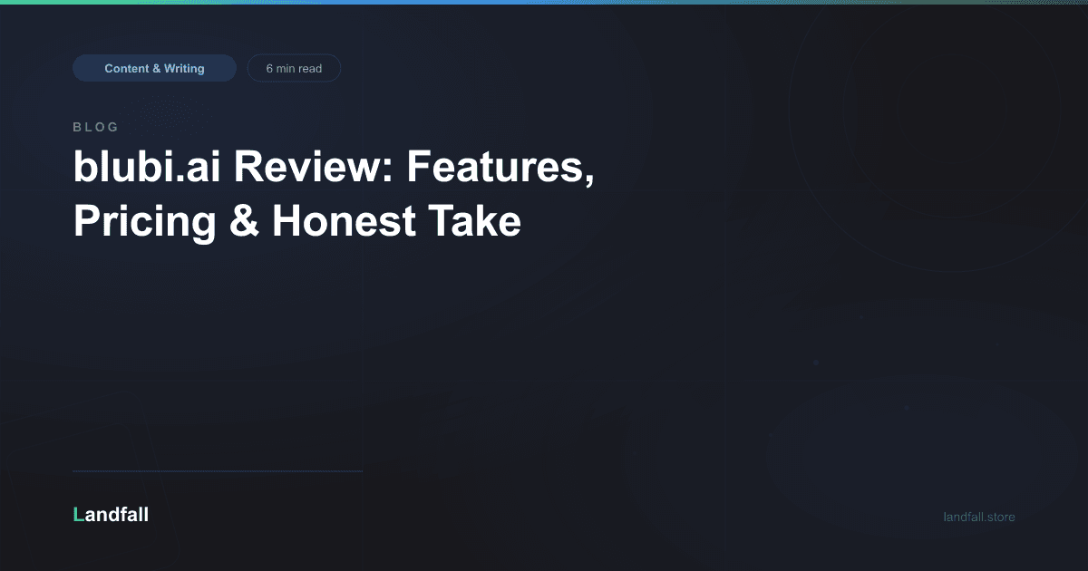 blubi.ai Review: Features, Pricing & Honest Take